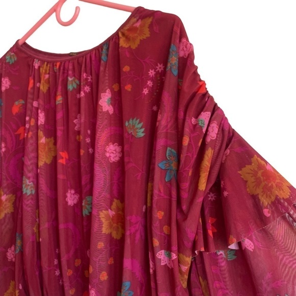 Free People Wildflower Honey Peasant Blouse, Size XS - Picture 4 of 8